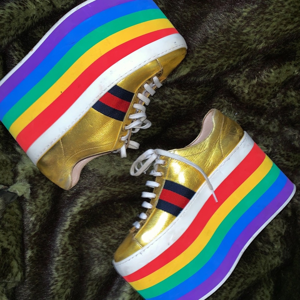 Gucci Sneakers Multicolor platforms :)